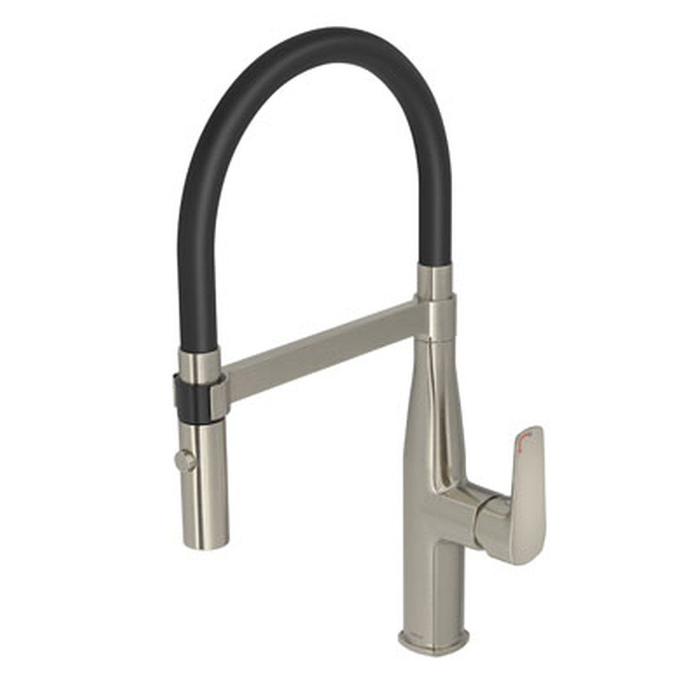 Monocomando de Cozinha Deca Level Motion Inox com Preto 2274.inx.pt