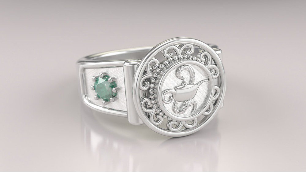 Anel de Formatura de Enfermagem Sinete (Prata 925) (3)