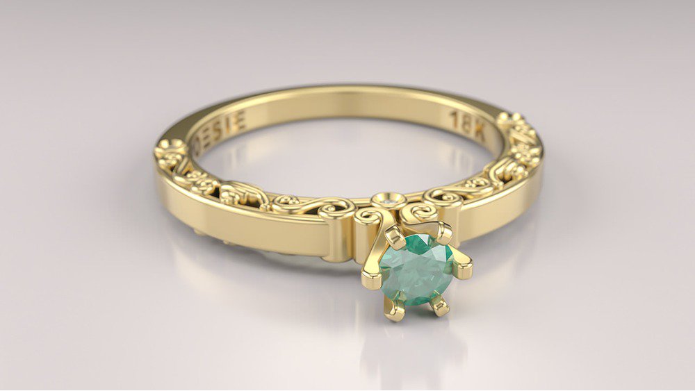 Anel de Formatura de Enfermagem Lamp II (2)