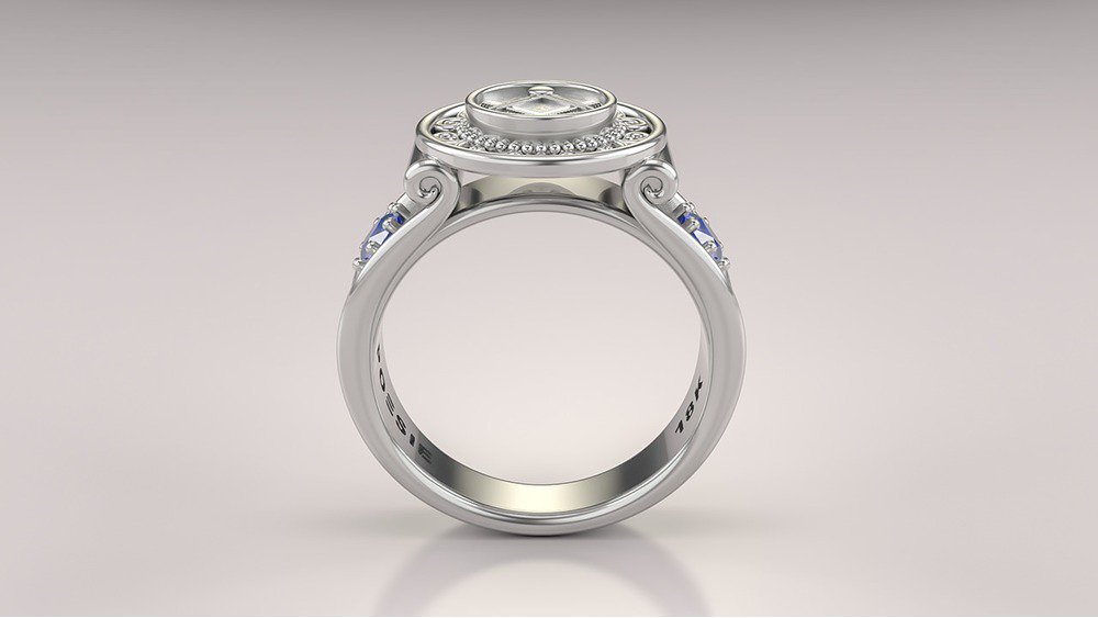 Anel de Formatura de Arquitetura Sinete I (2)