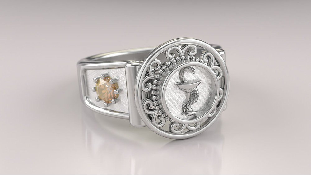 Anel de Formatura de Farmácia Sinete I (3)