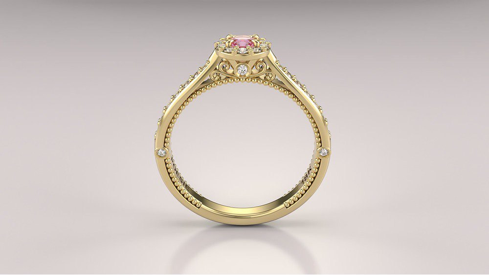 Anel de Noivado Uni Princess II-Tu (2)