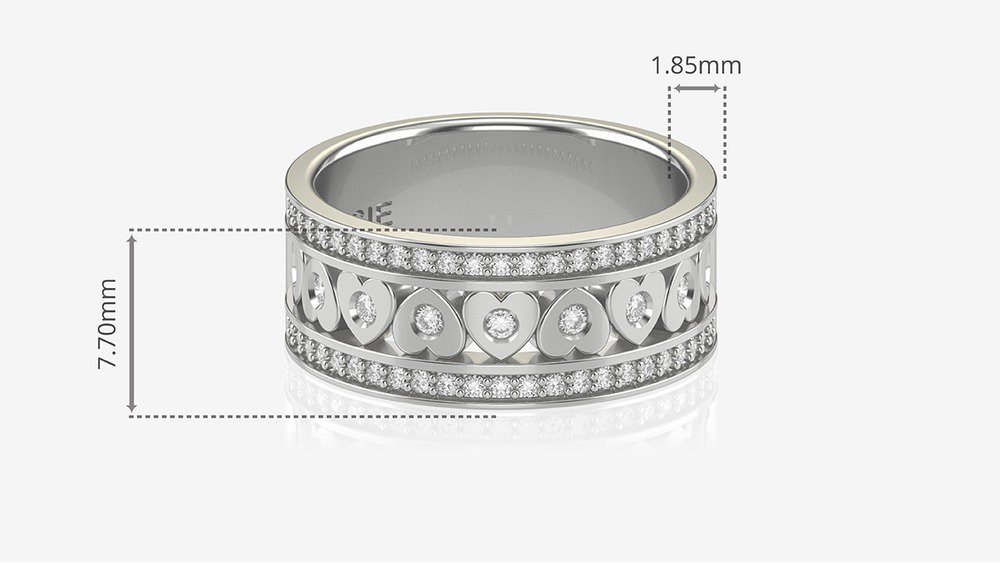 Aliança Lovelight I (medidas)