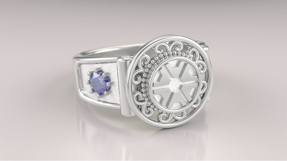 Anel de Formatura de Agronomia Sinete (Prata 925) (3)