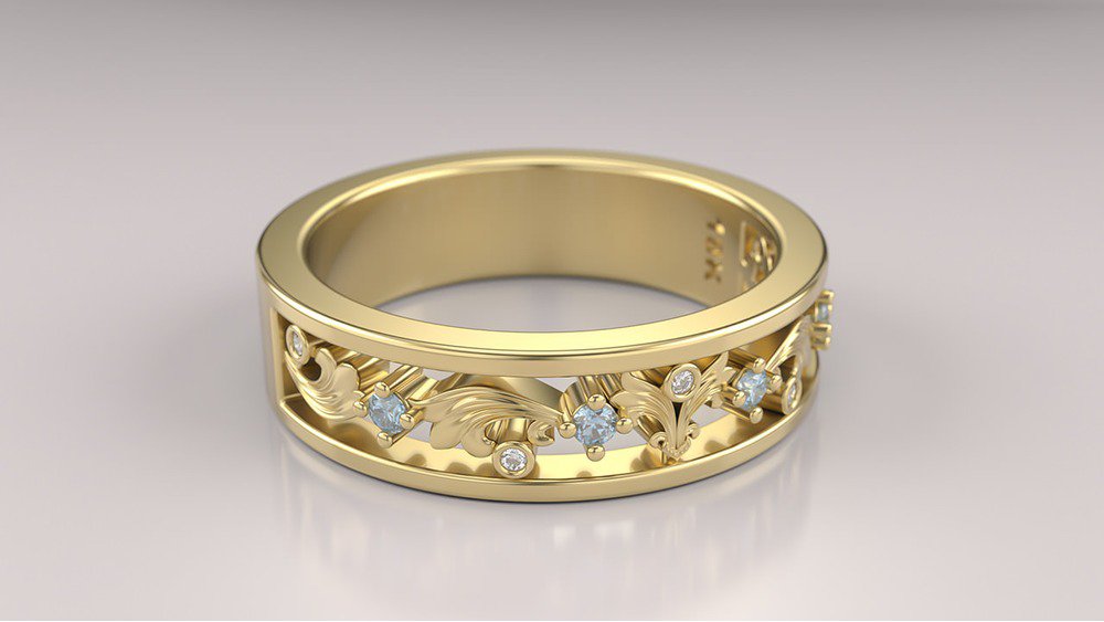  Anel de Formatura de Ciências Econômicas Acanthus II (2)