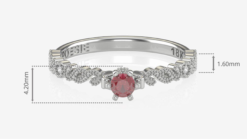 Anel de Formatura de Direito Legi I (Medidas)