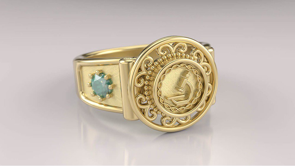 Anel de Formatura de Biomedicina Sinete II (3)