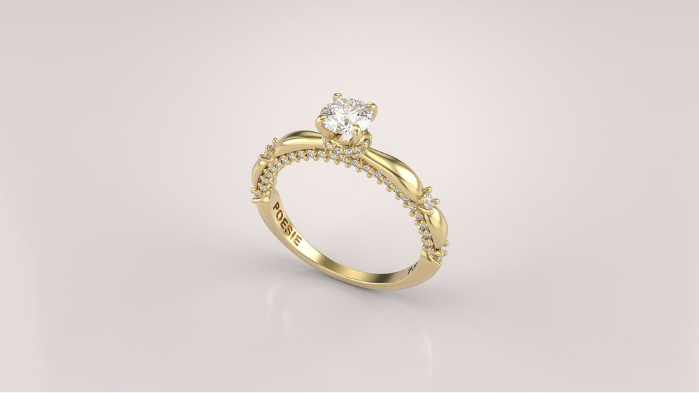  Anel de Noivado Ária II (diamantes de laboratório) (1)