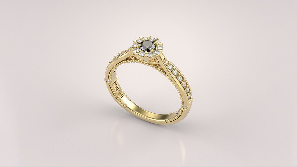 Anel de Noivado Uni Princess II-Dn (1)