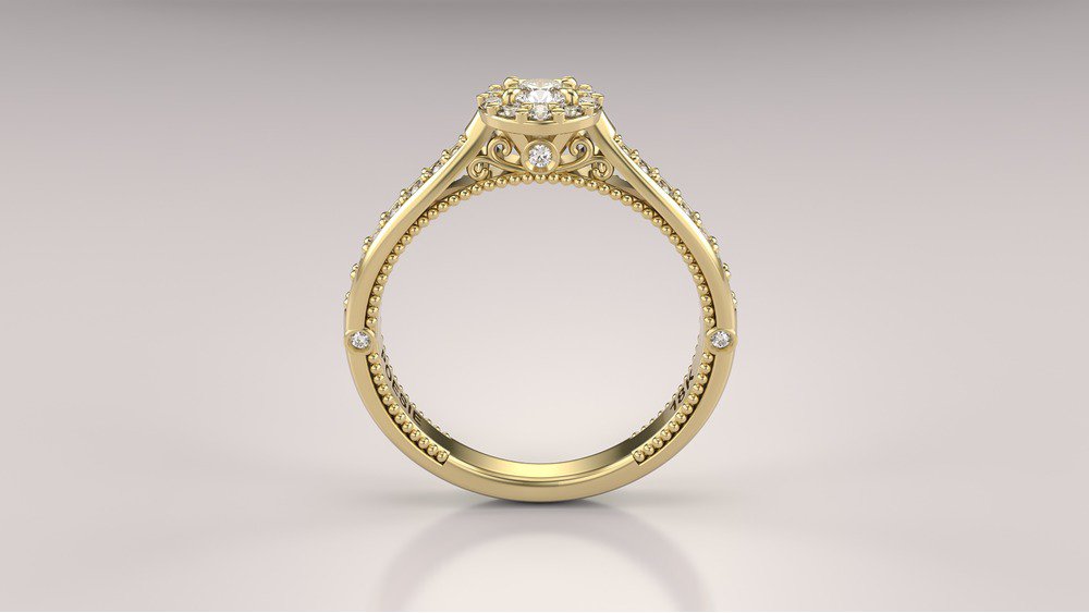 Anel de Noivado Uni Princess II (2)