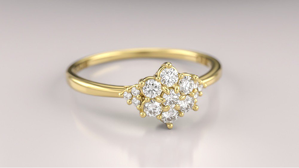 Anel de Noivado Ágape II (2)