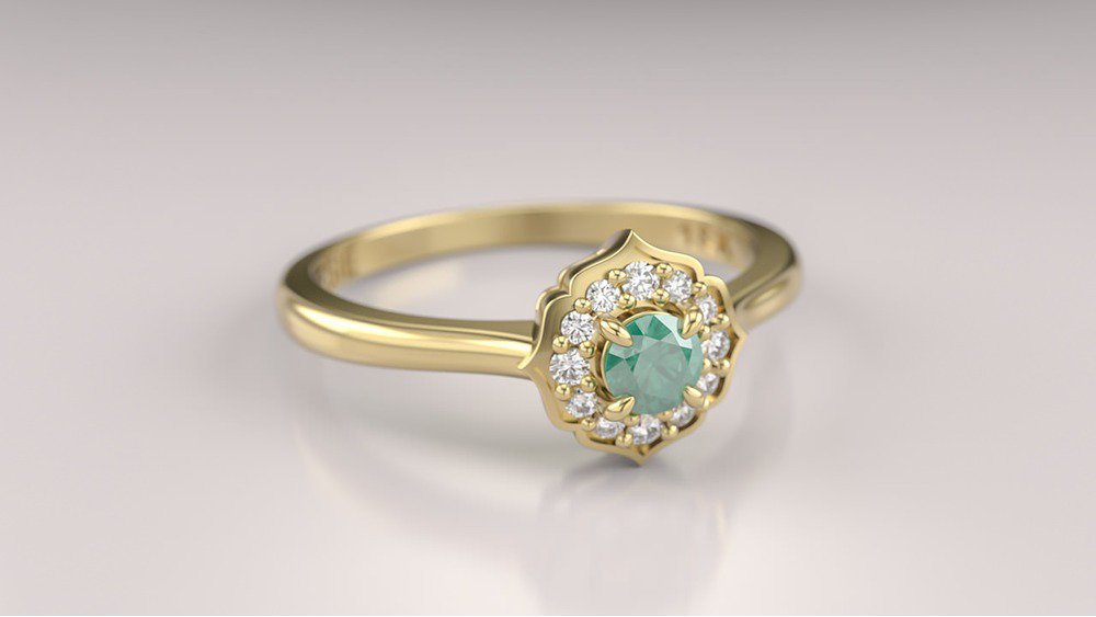 Anel de Noivado Florence II-Es (2)