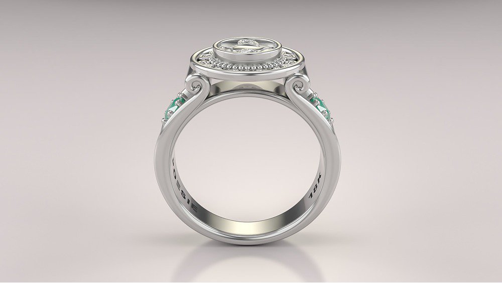 Anel de Formatura de Enfermagem Sinete I (2)