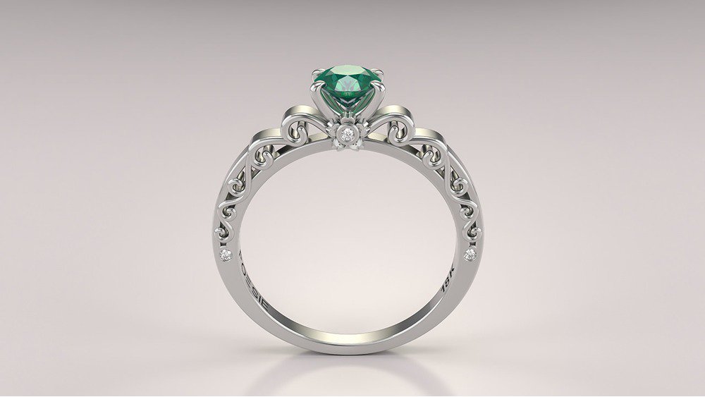 Anel de Noivado Sakura I-Tv (2)