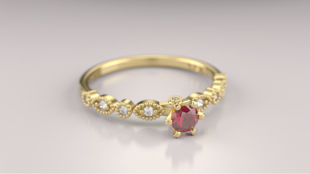 Anel de Noivado Destiny II-Ru (2)