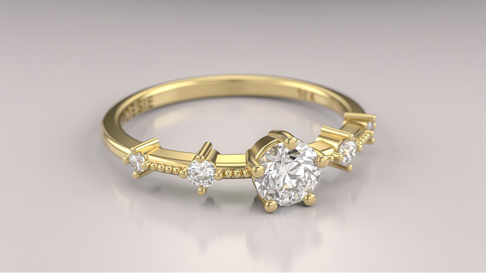 Anel de Noivado Serenity II (2)