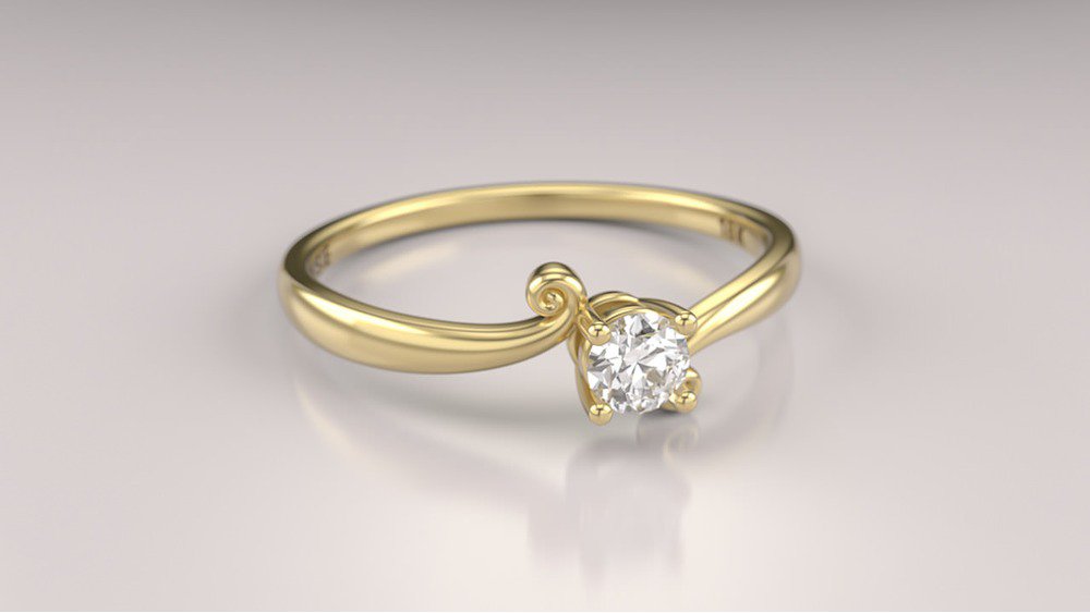 Anel de Noivado Dreamy II (2)