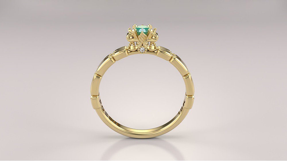 Anel de Formatura de Serviço Social Equity II (2)