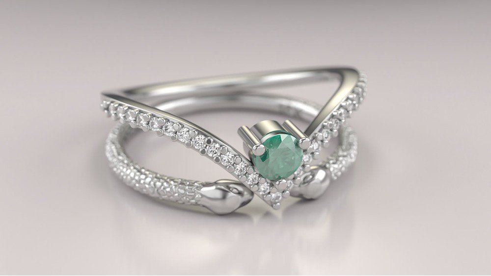 Anel de Formatura de Veterinária Ophidia I (2)