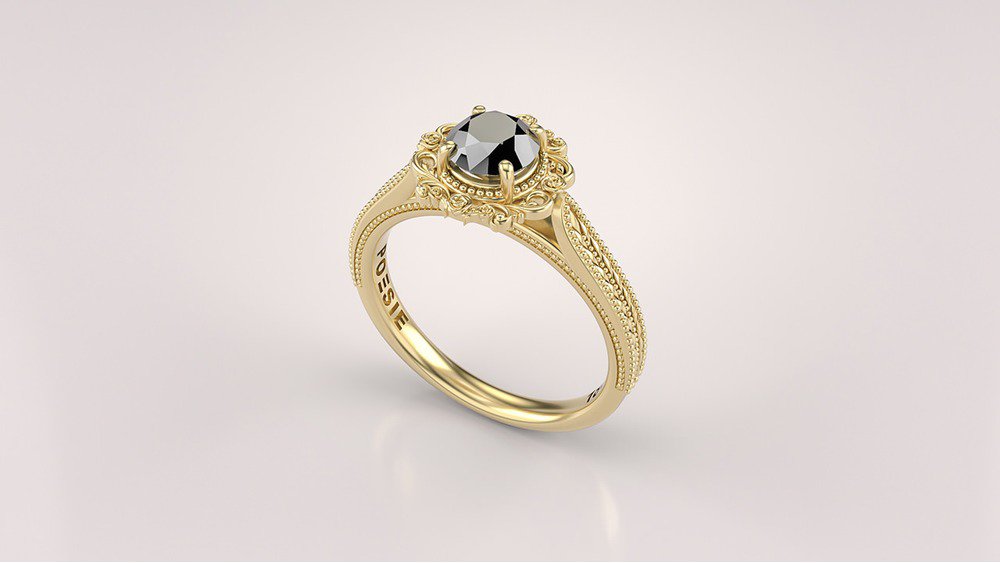 Anel de Noivado Persephone II (1)