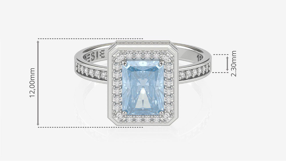 Anel de Noivado Legacy I-Tp (medidas)