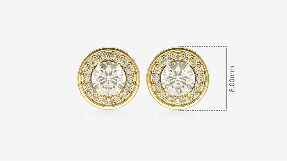 Brinco Halo II (medidas)