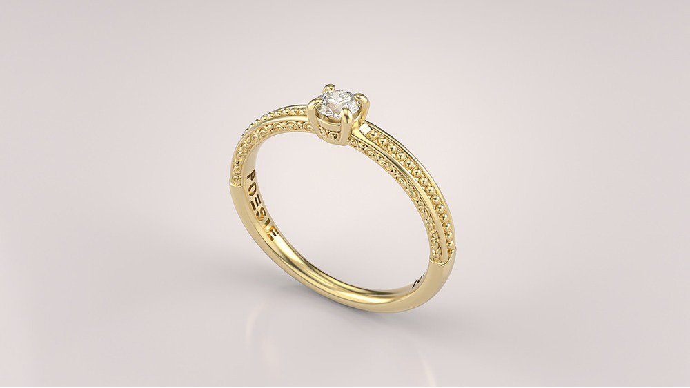 Anel de Noivado Garden II (1)