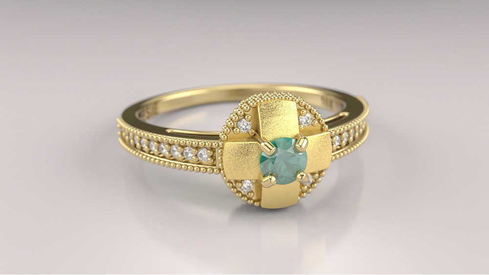 Anel de Formatura de Enfermagem Nightingale II (2)