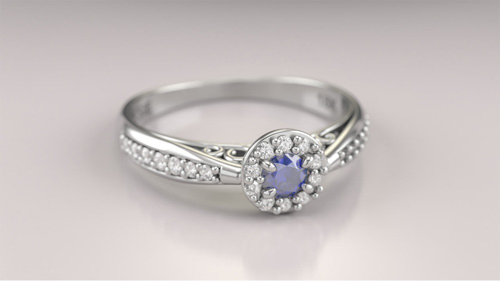 Anel de Noivado Insígnia I-Sa (3)