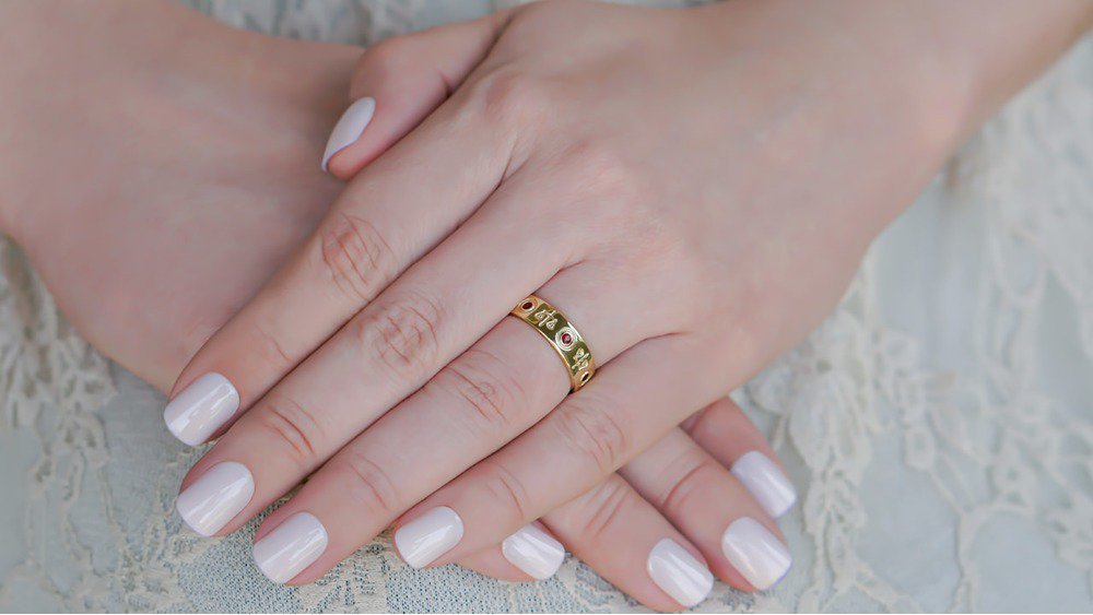 Anel de Formatura de Direito Lex II (mão vs2)