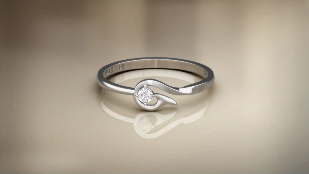 Anel de Noivado Clef I (1)