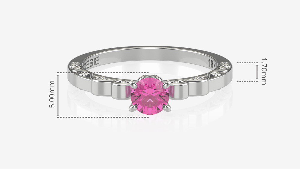  Anel de Noivado Sakura I-Tu (4)