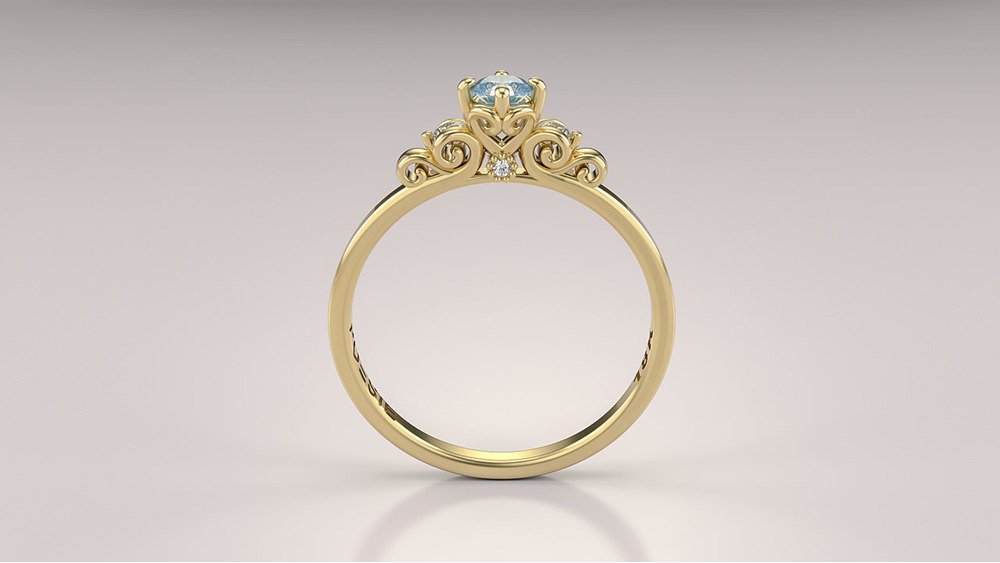 Anel de Noivado Liebe II-Tp (2)