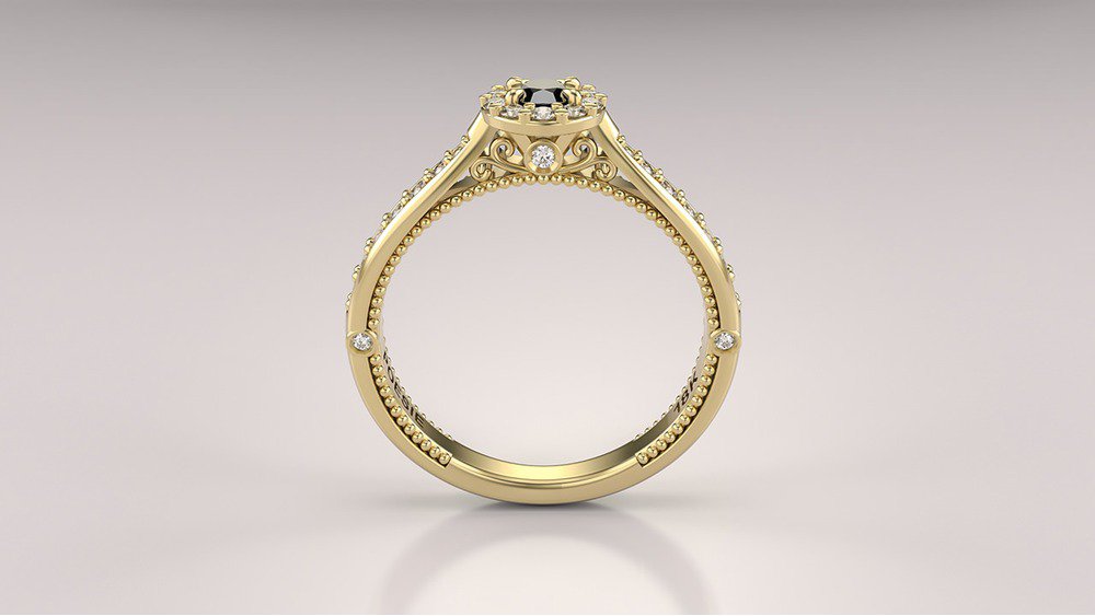 Anel de Noivado Uni Princess II-Dn (2)