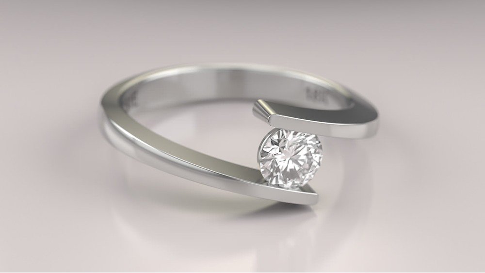 Anel de Noivado Mini Mies I (2)