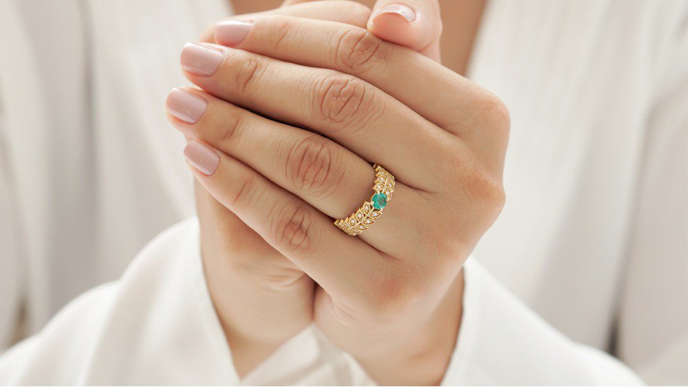 Anel de Formatura de Nutrição Ceres II (mão)