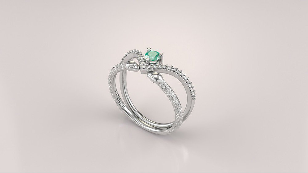 Anel de Formatura de Veterinária Ophidia I (1)