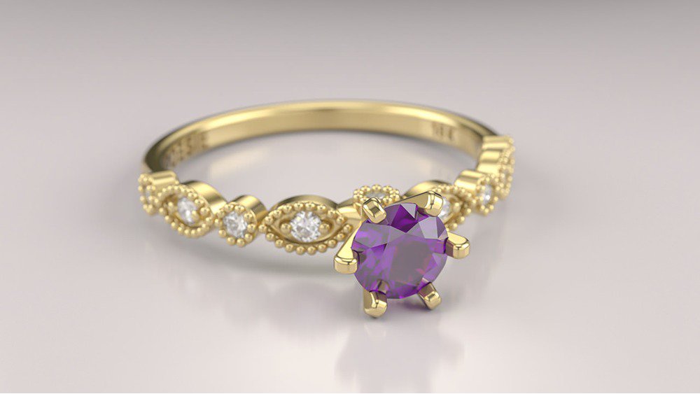 Anel de Noivado Gran Destiny II-Am (2)