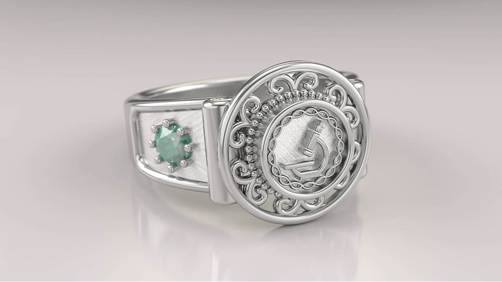 Anel de Formatura de Biomedicina Sinete I (3)