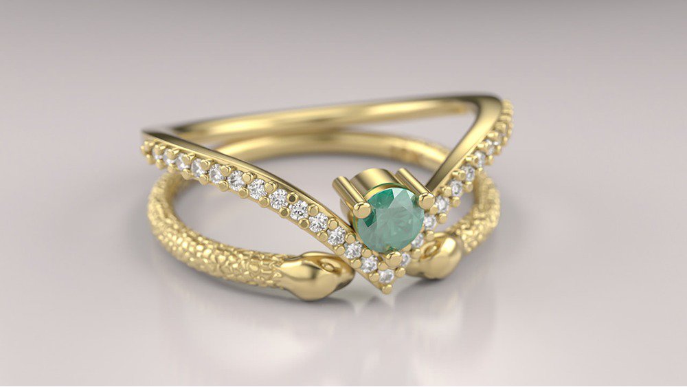 Anel de Formatura de Veterinária Ophidia II (2)