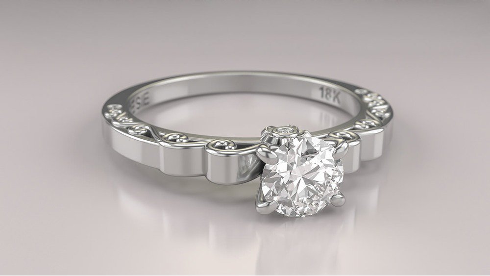 Anel de Noivado Sakura I (3)