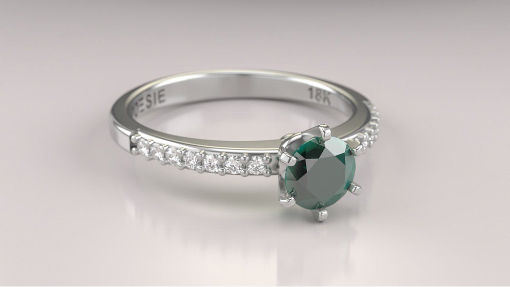 Anel de Noivado Solitaire I-Tv (2)