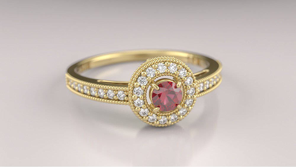 Anel de Noivado Oui II-Ru (2)