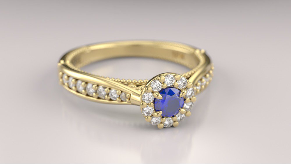 Anel de Noivado Uni Princess II-Sa (3)