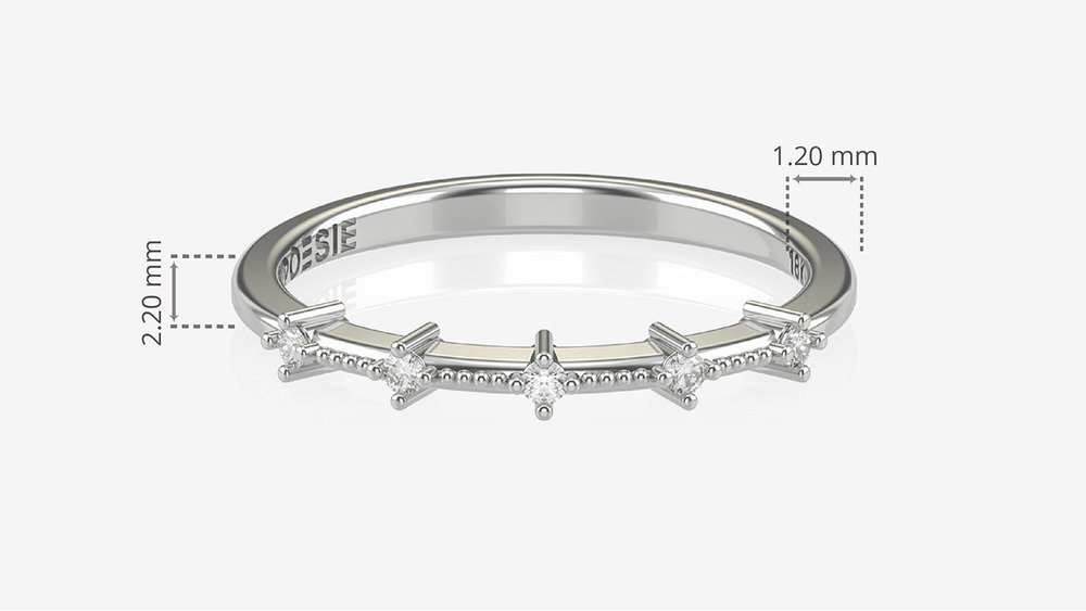 Anel Millennium I (medidas)