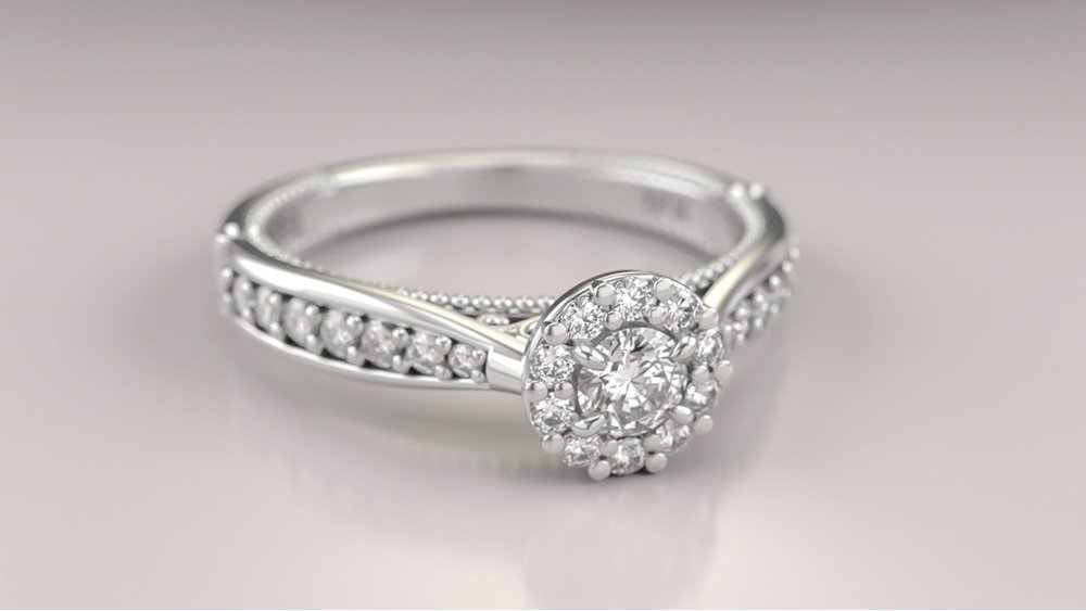 Anel de Noivado Uni Princess Prata (diamantes de laboratório) (3)