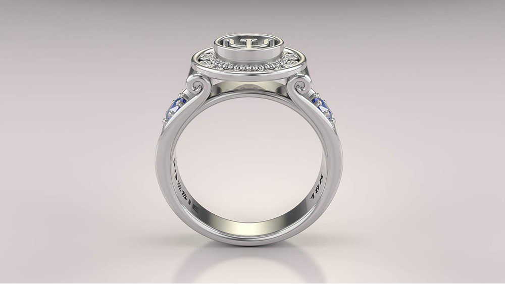 Anel de Formatura de Psicologia Sinete I (2)