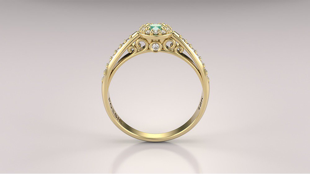 Anel de Noivado Insígnia II-Es (2)