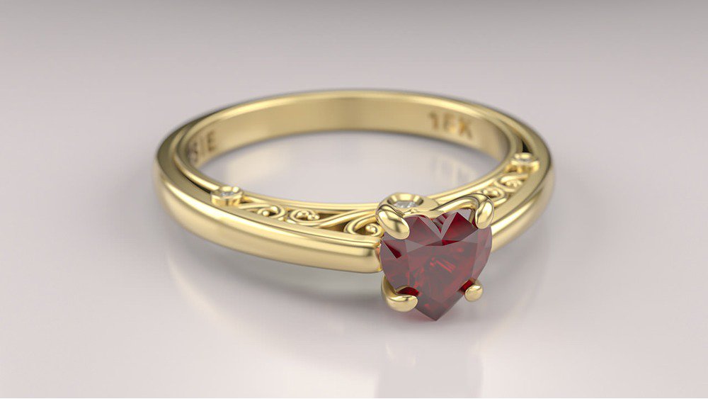 Anel de Noivado Lovely II-Ru (3)