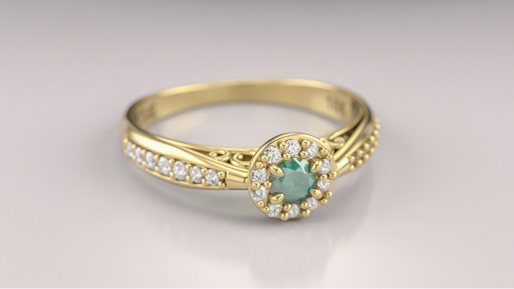 Anel de Noivado Insígnia II-Es (3)